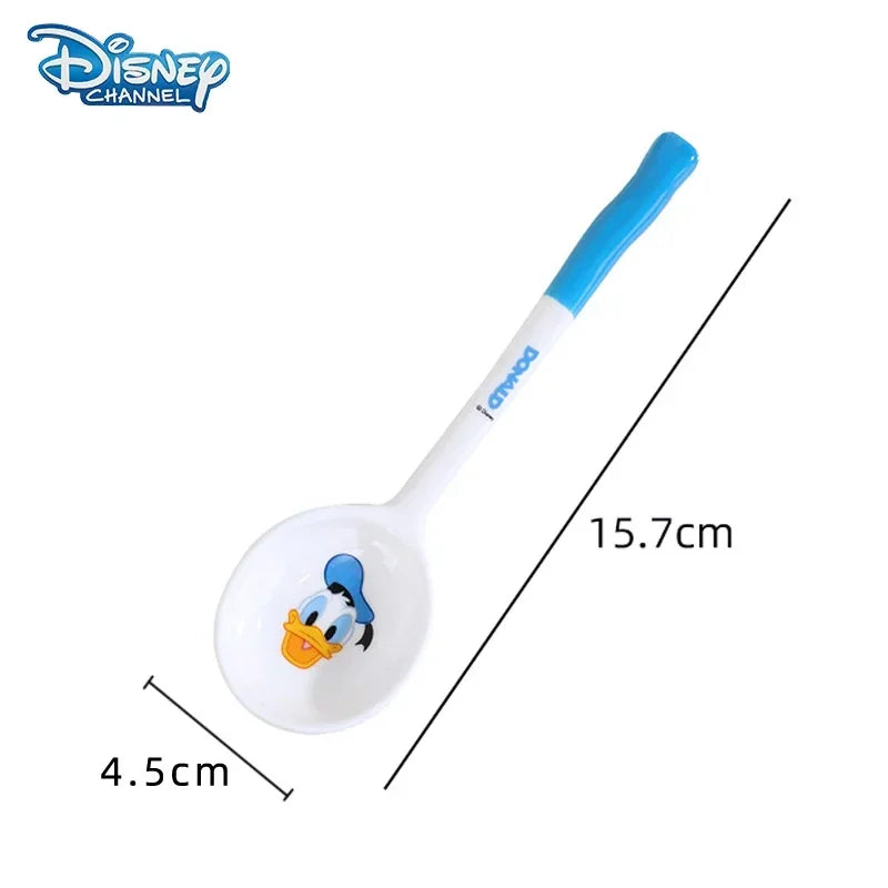 Disney Mickey & Minnie Ceramic Spoon – Cartoon Tableware for Kids