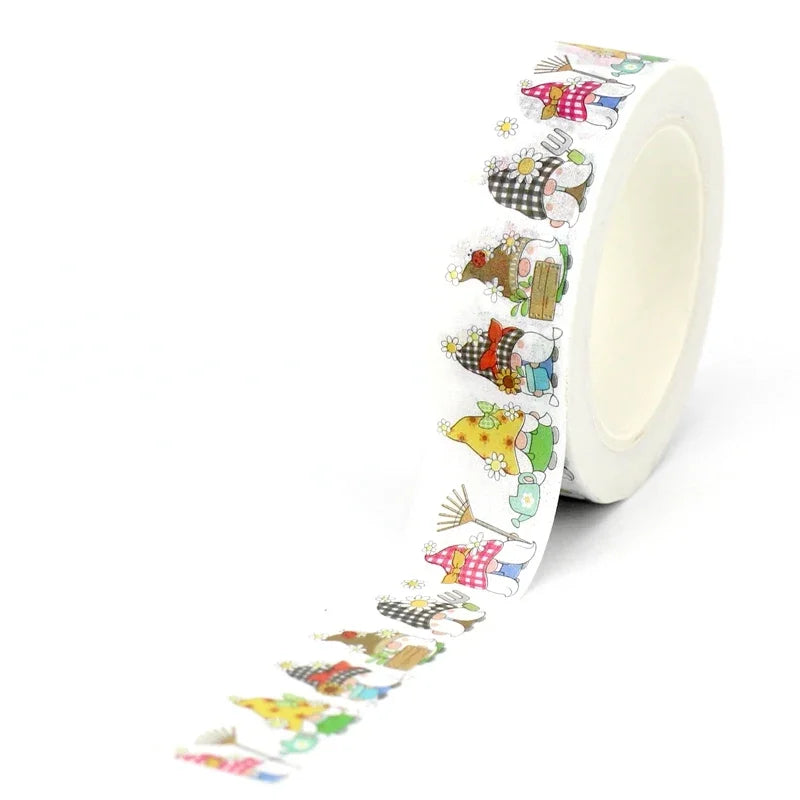 Cute Cartoon Washi Tape – Decorative Adhesive Roll (10M)