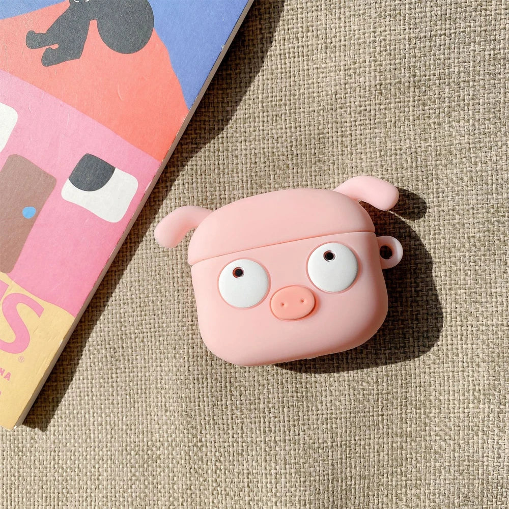 3D Cartoon AirPods Case – Playful Variety of Designs