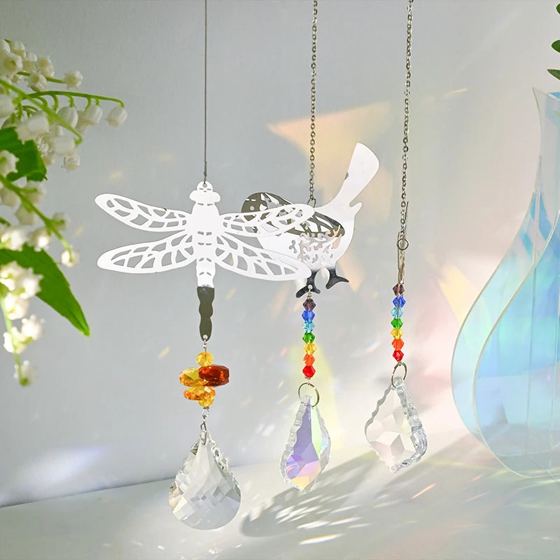 Bird Crystal Sun Catcher for Home & Garden Decoration