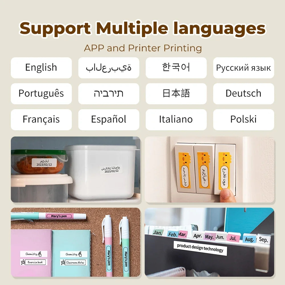 Phomemo Q30 Mini Portable Label Printer – Wireless Inkless Thermal Printing