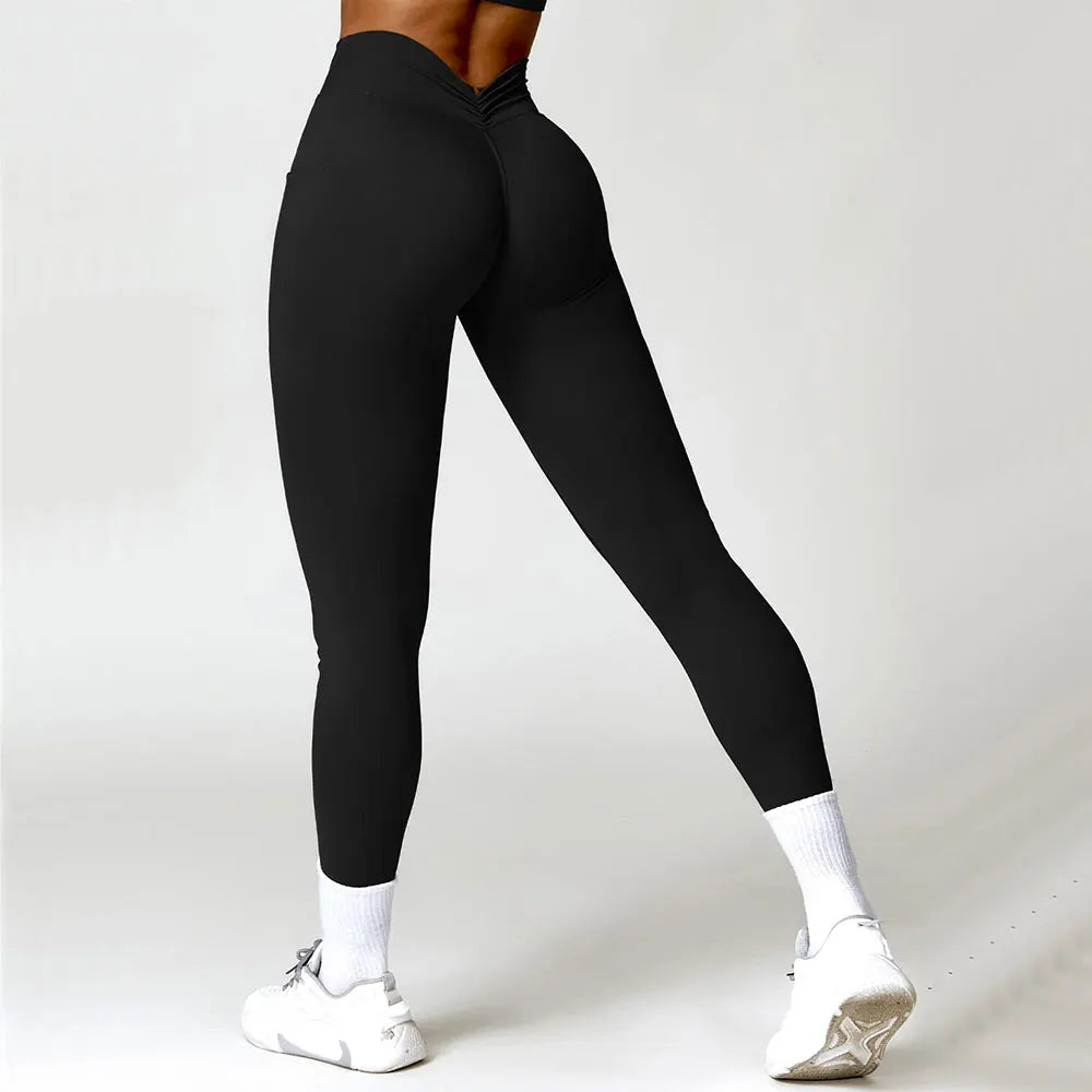High-Waist Push-Up Leggings – Multi Colors
