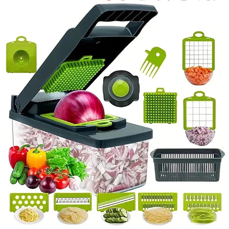 14-in-1 Multifunctional Vegetable Chopper & Slicer