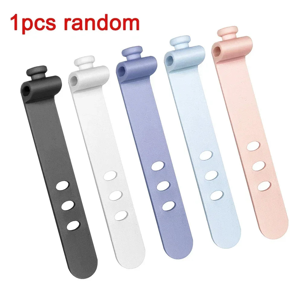 Silicone Cable Organizer Clips (Multi-Pack)