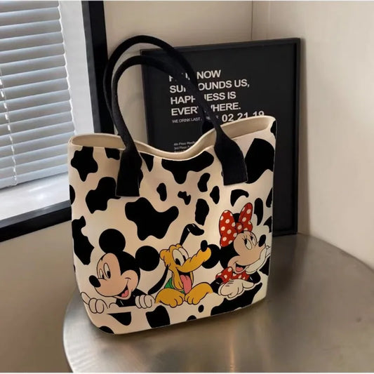 Mickey & Friends Canvas Tote Bag – Spacious, Stylish & Practical