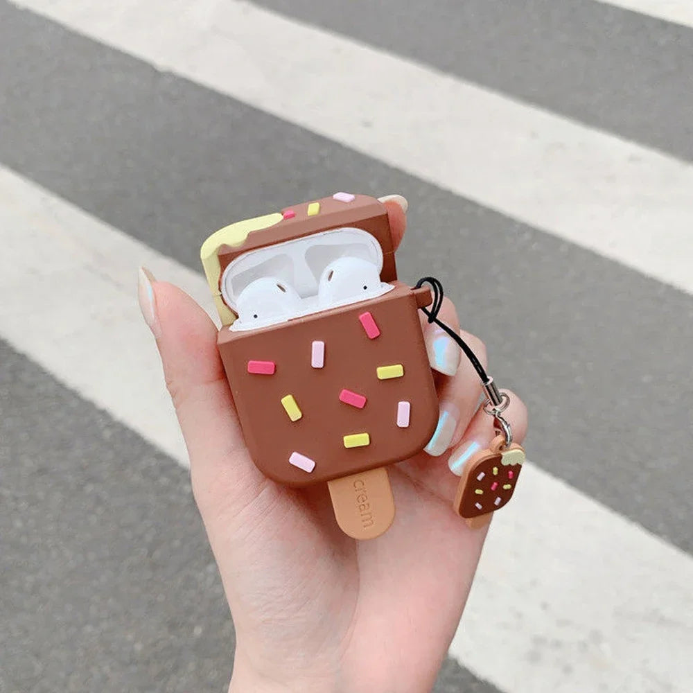 3D Cartoon AirPods Case – Playful Variety of Designs