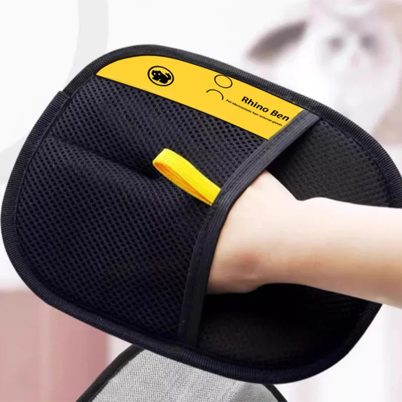 Pet Hair Removal Grooming Glove – Efficient Cleaning for Cats & Dogs