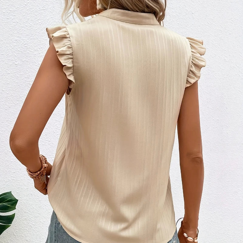 Minimalist Lace Patchwork Summer Top