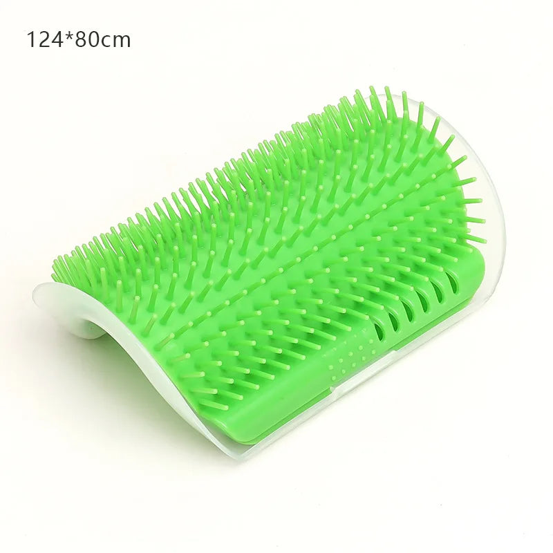 Cat Wall Brush – Self-Cleaning Grooming & Massage Tool for Cats