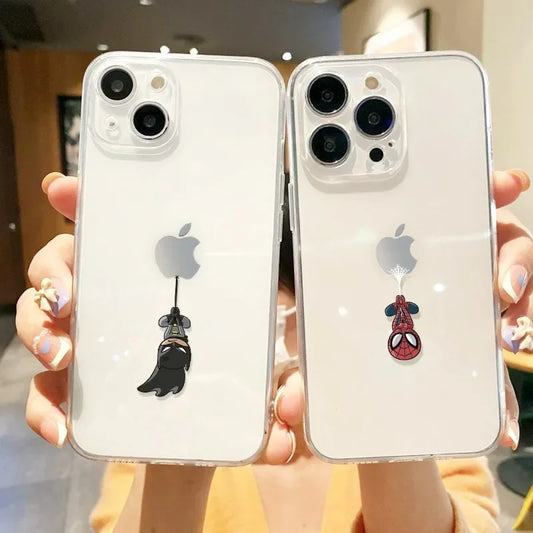 Clear Spider-Man Charm Case