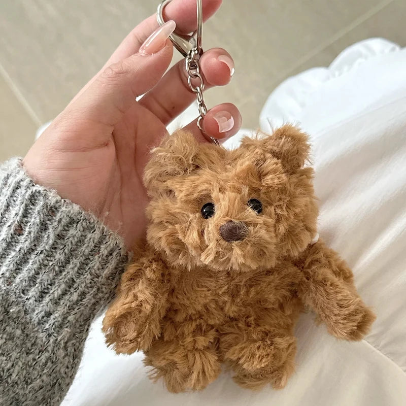 Plush Brown Bear AirPods Case – Cozy & Soft Teddy Style