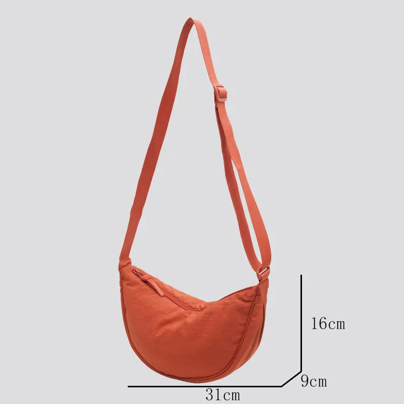 Casual Canvas Shoulder Bag – Large Capacity Crossbody Tote