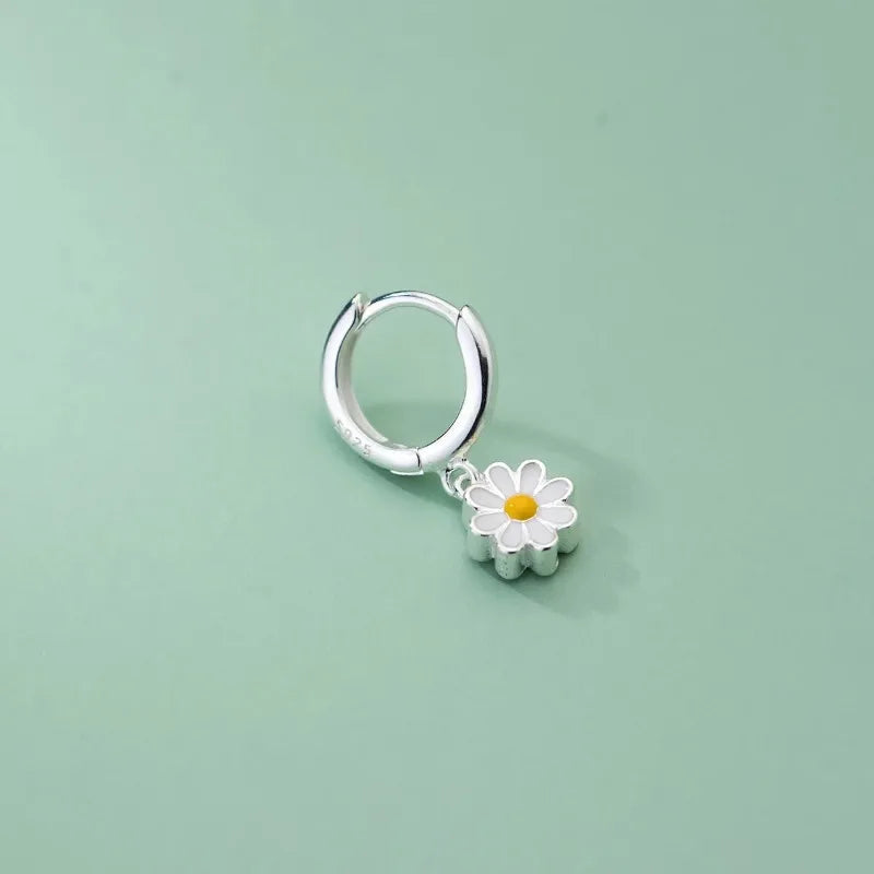 Elegant Flower Hoop Earrings – Multiple Designs