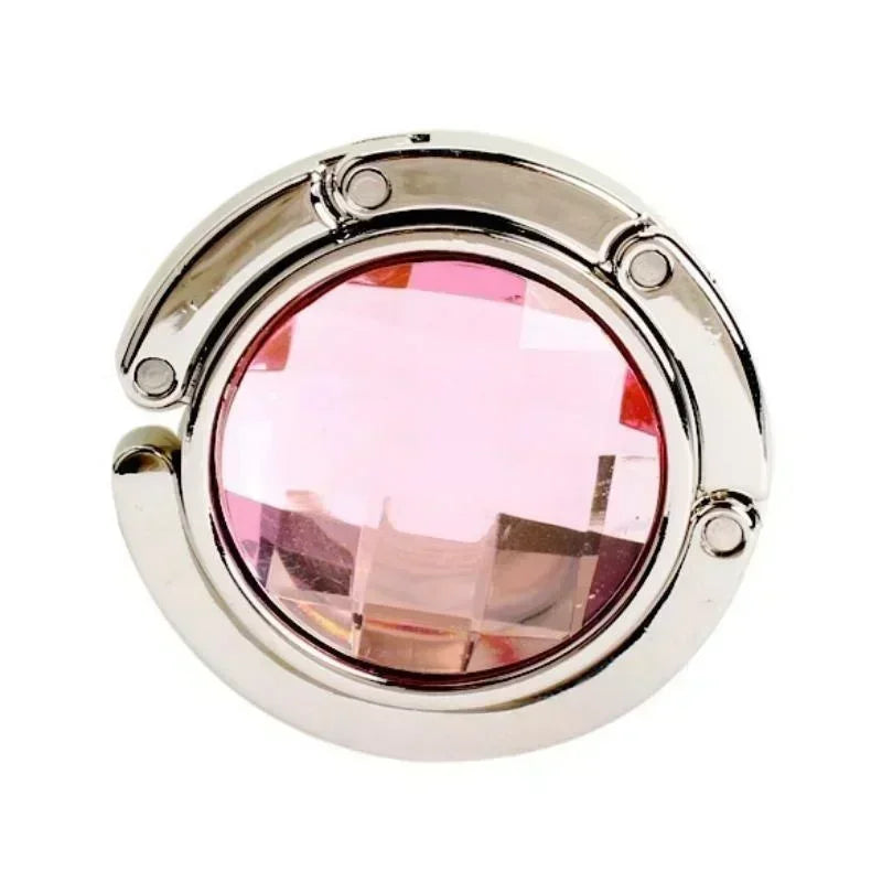 Foldable Crystal Bag Hook for Table