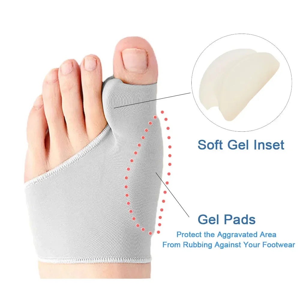 Soft Orthopedic Toe Separator – Bunion Corrector Sock for Hallux Valgus Relief