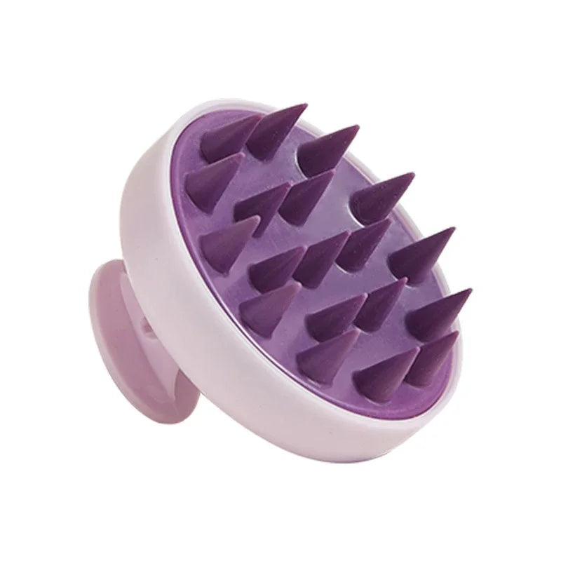 Silicone Scalp Massager Shampoo Brush – Hair Washing & Head Scrubber Tool