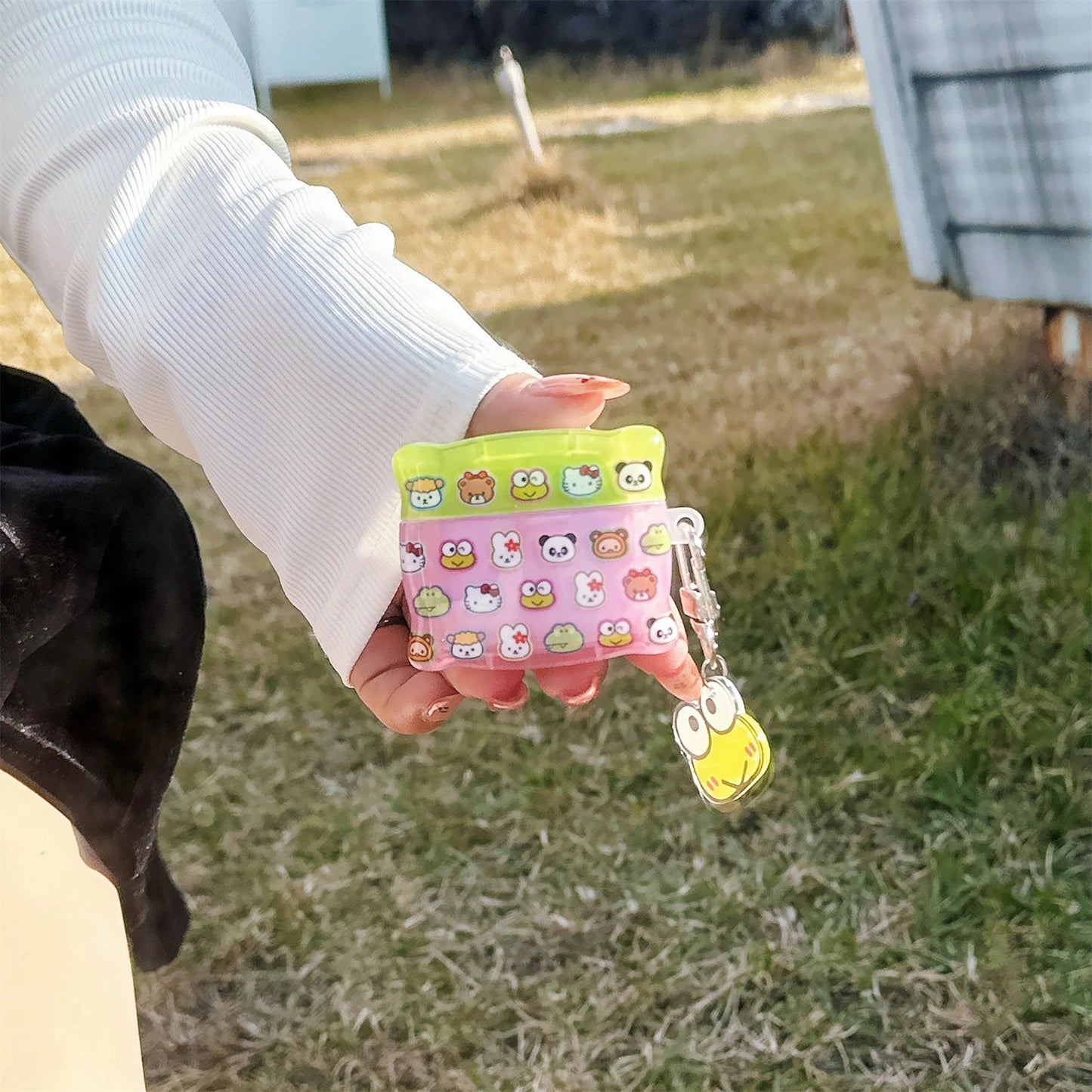 Hello Kitty & Keroppi Pillow AirPods Case – Cute Kawaii Style