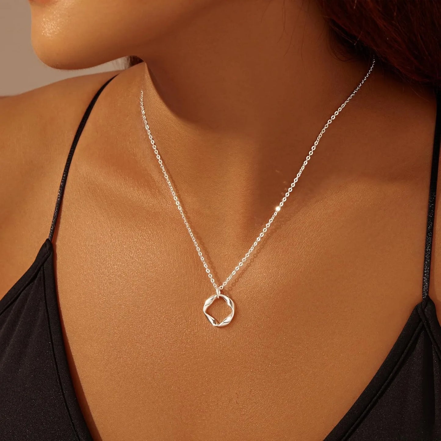 Layered Paperclip Chain Necklace – Gold & Silver