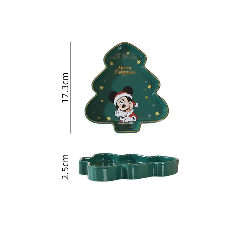 Mickey Christmas Ceramic Dinnerware