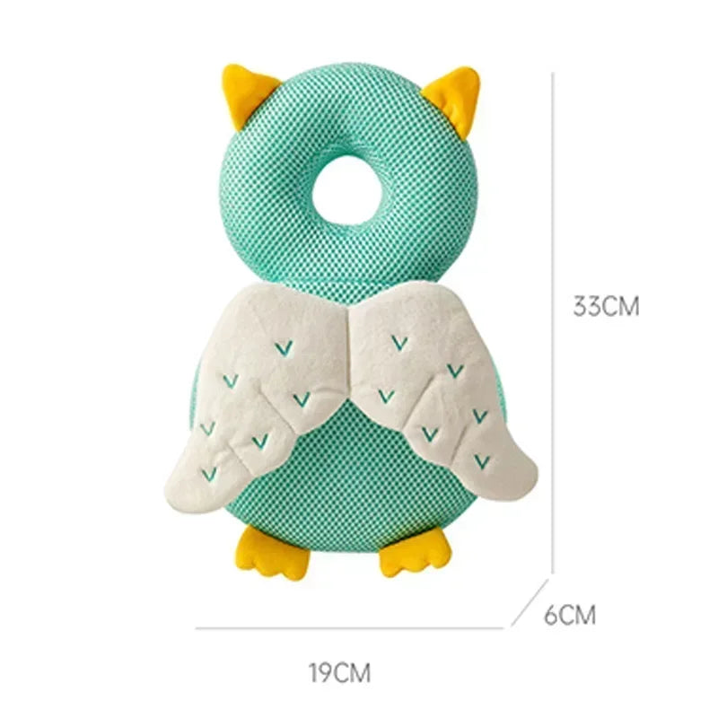 Baby Head Protector Pillow – Cartoon Angel Wings Safety Cushion