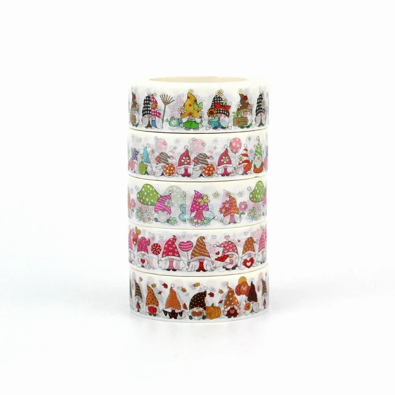 Cute Cartoon Washi Tape – Decorative Adhesive Roll (10M)