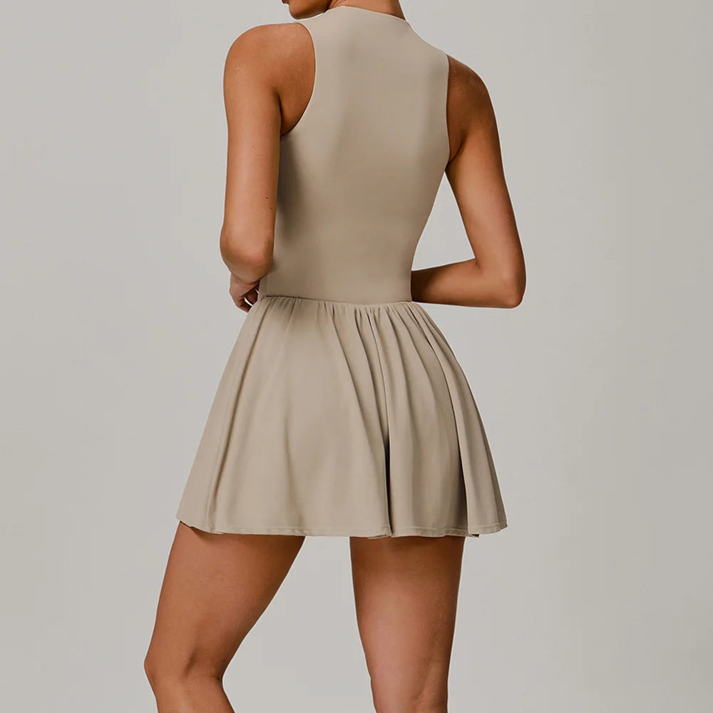 Women's Zipper Sports Jumpsuit – Multiple Colors