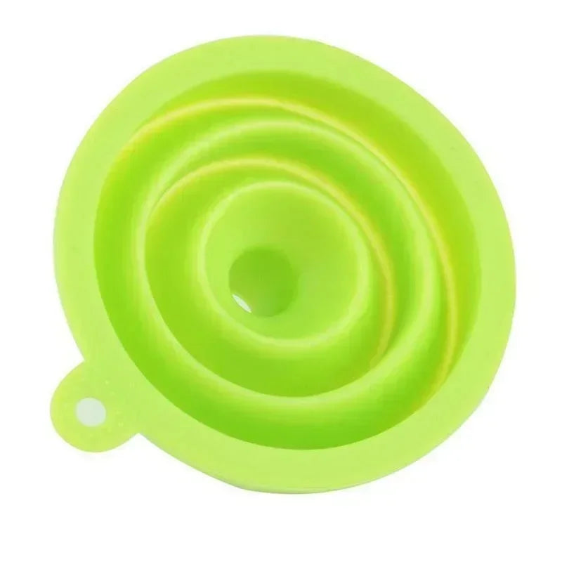 Collapsible Silicone Funnel – Foldable Kitchen Tool