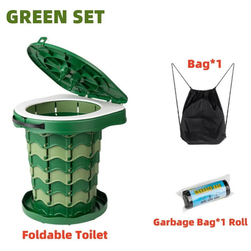 Portable Folding Camping Toilet Seat – Lightweight & Outdoor-Ready