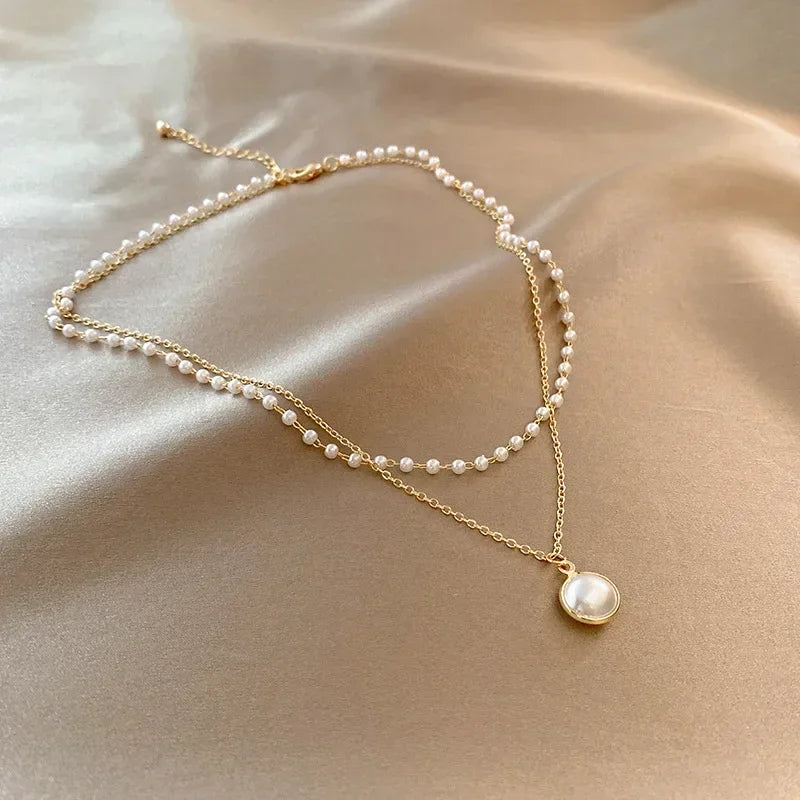 Layered Choker Necklace Set – Multiple Styles