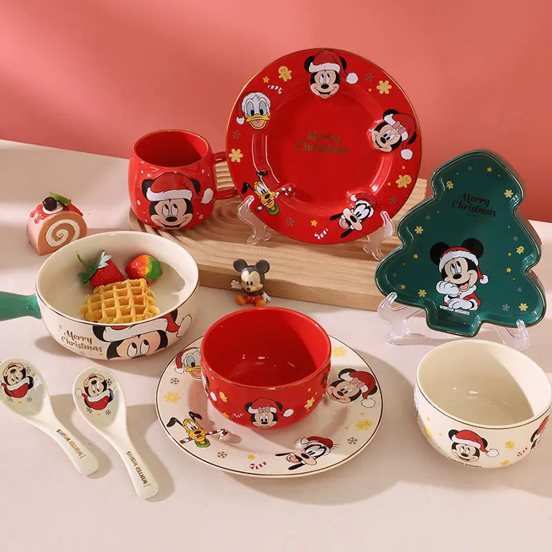 Mickey Christmas Ceramic Dinnerware