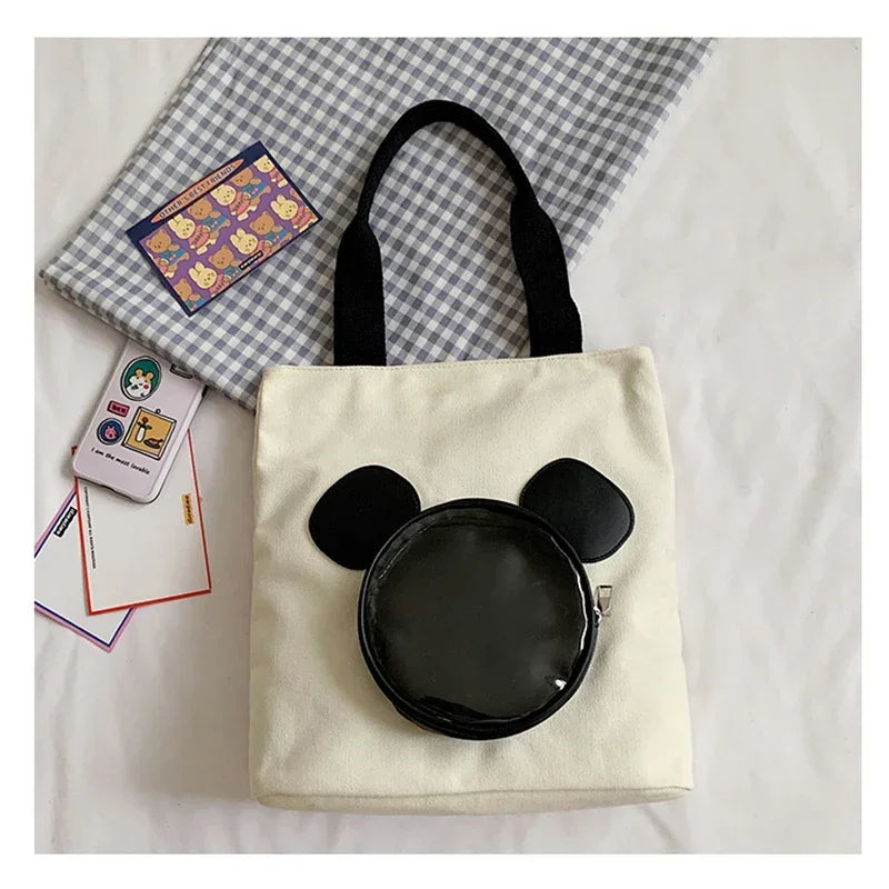Mickey Black Tote Bag – Spacious, Practical & Modern Style