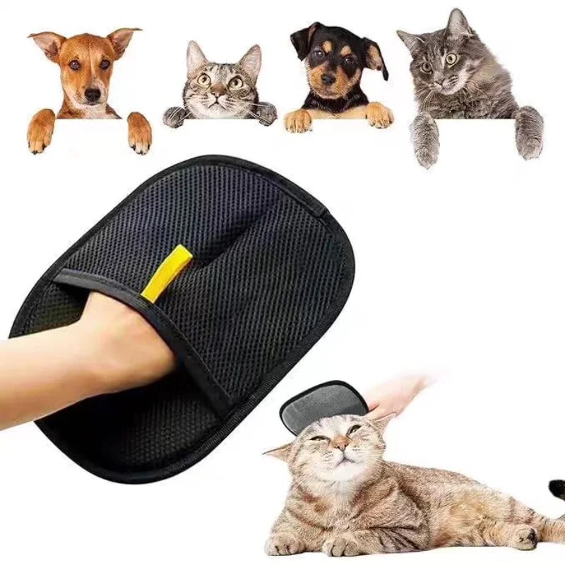 Pet Hair Removal Grooming Glove – Efficient Cleaning for Cats & Dogs