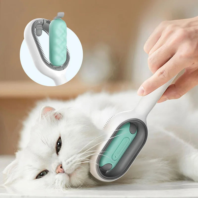 Pet Hair Removal Brush with Wipes – Easy & Efficient Cleaning for Cats & Dogs