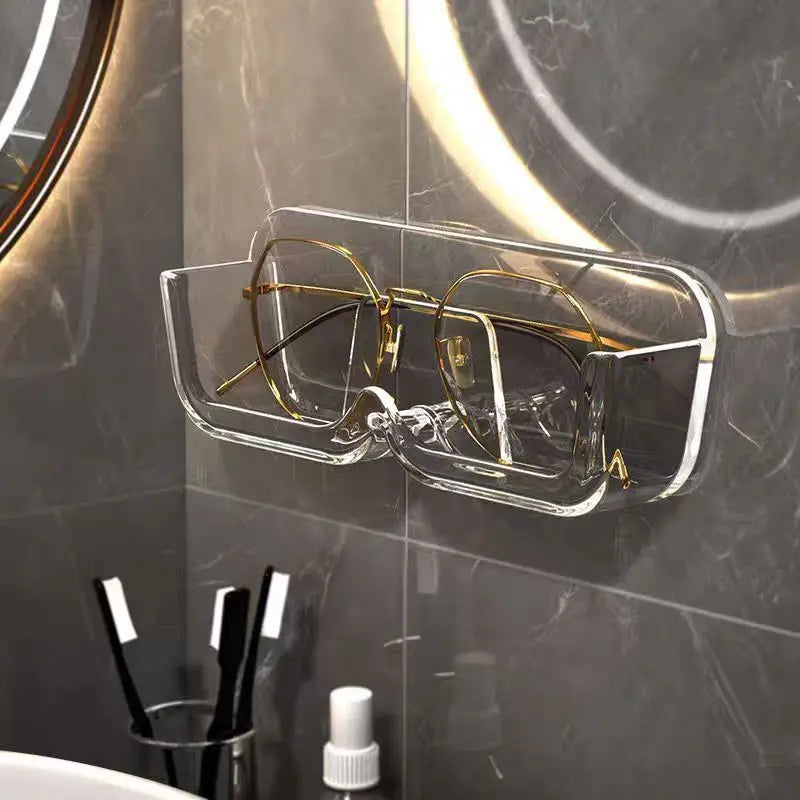 Wall-Mounted Cute Cat Glasses Holder