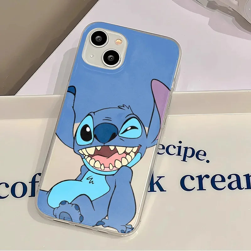 Happy Blue Stitch Case – Playful & Cute Design