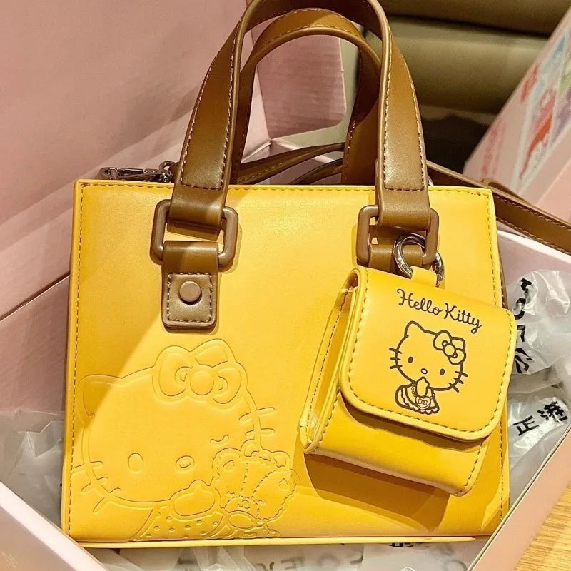 Hello Kitty Shoulder Handbag – Stylish Tote with Mini Side Pouch