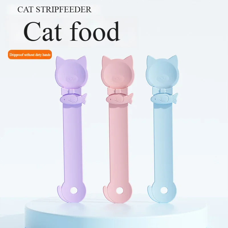 Cat Tail Shaped Pet Feeding Spoon