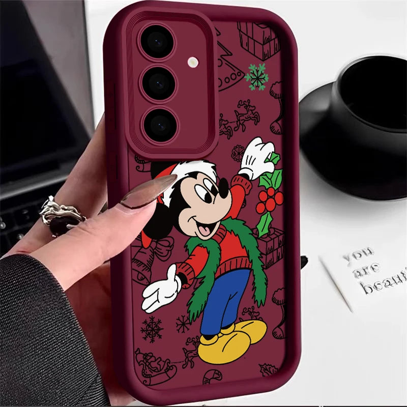 Mickey & Friends Cartoon Case – Fun Style for Samsung