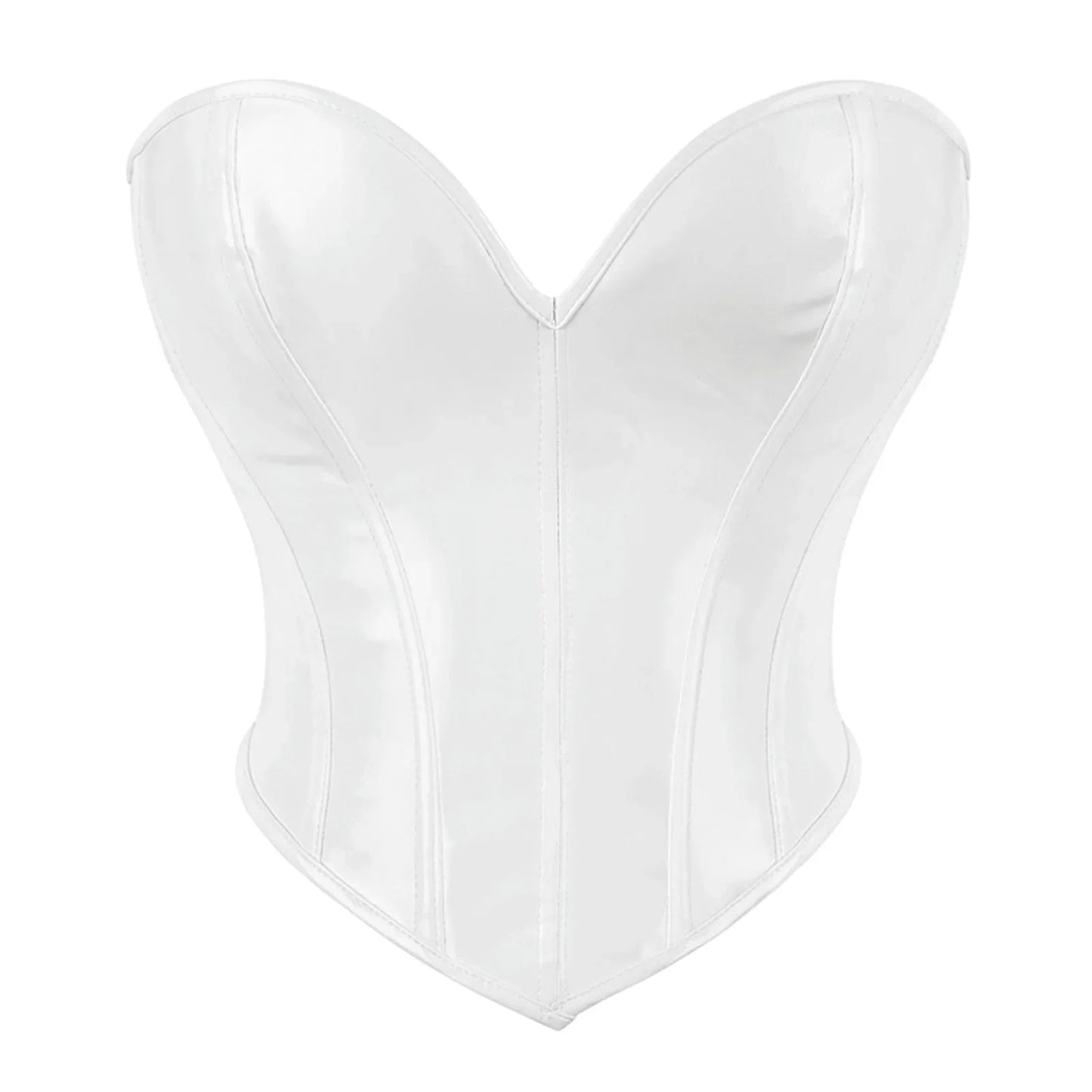 PU Leather Corset Bustier Top