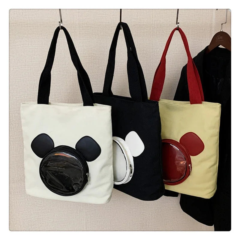 Mickey Black Tote Bag – Spacious, Practical & Modern Style