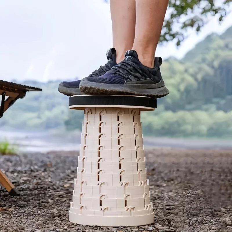 Ultralight Portable Folding Stool – Adjustable Outdoor Travel & Picnic Chair