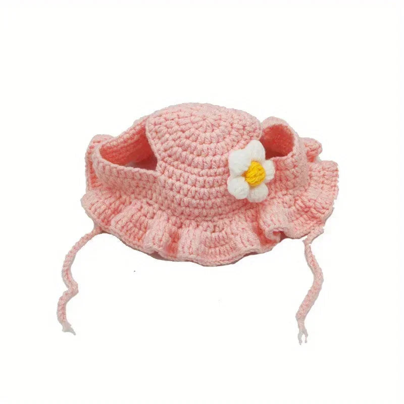 Cute Crochet Hat for Cats and Puppies