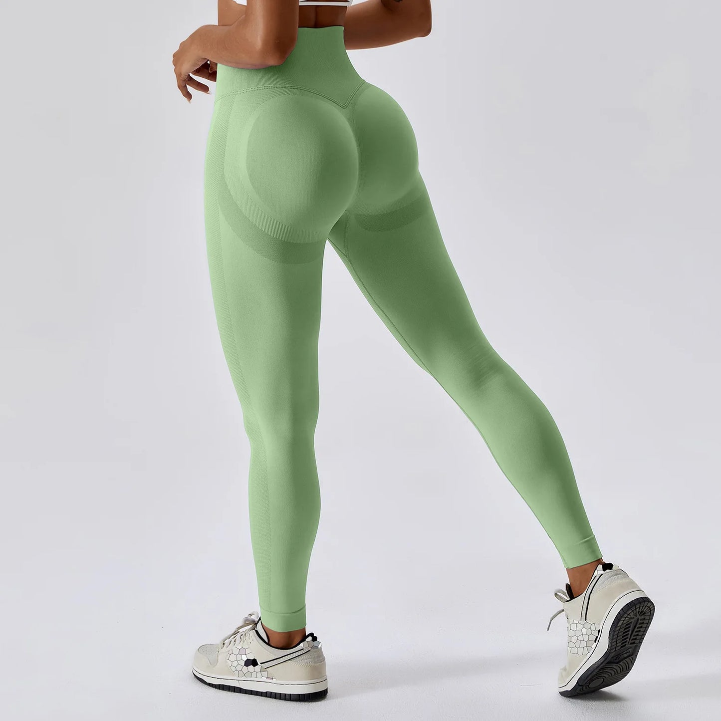 High-Waist Scrunch Leggings – Push-Up Yoga & Workout Tights