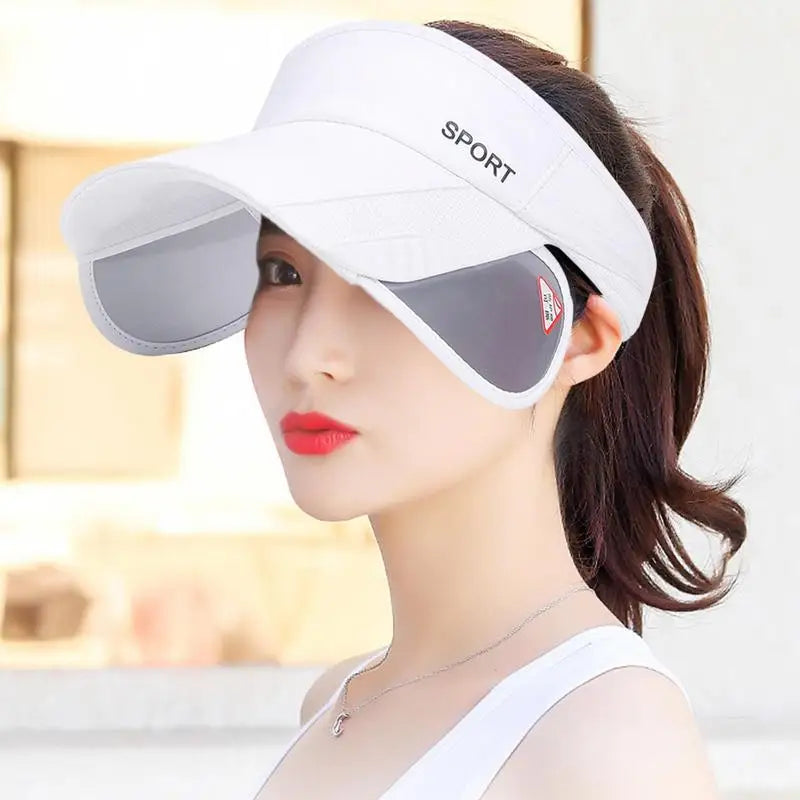 Women's Sport Sun Visor Hat – UV Protection for Running, Golf, Tennis & Outdoor Activities