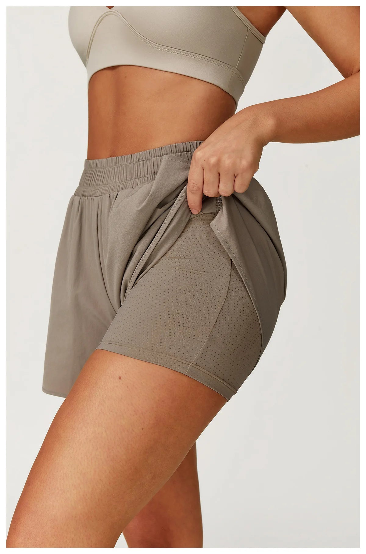High-Waist Workout Shorts for Women – Multi Colors