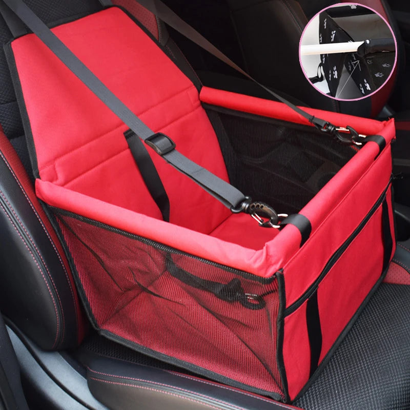 Folding Pet Car Seat – Safe & Comfy Travel for Pets