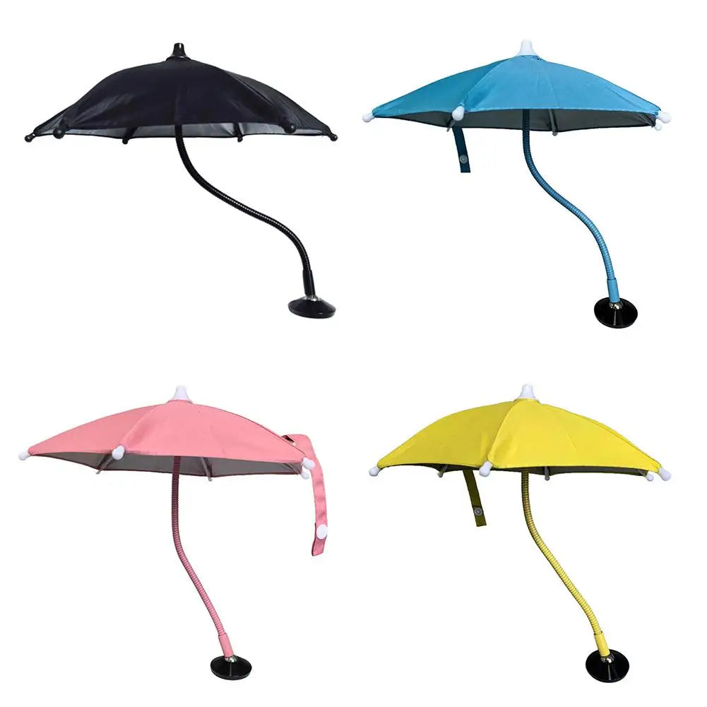 Magnetic Phone Umbrella – 360° Sunshade Cover for iPhone & Android