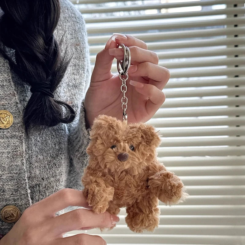Plush Brown Bear AirPods Case – Cozy & Soft Teddy Style