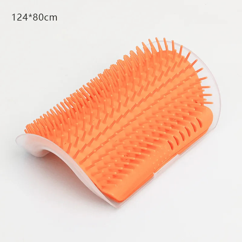 Cat Wall Brush – Self-Cleaning Grooming & Massage Tool for Cats