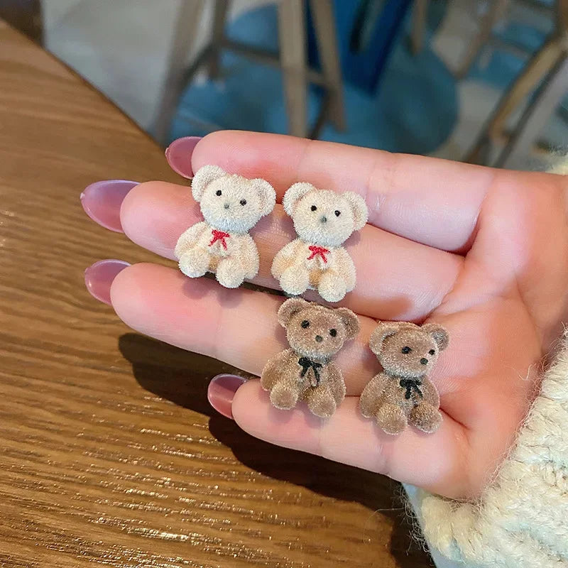 Cute Bear Earrings – Soft & Playful Charm